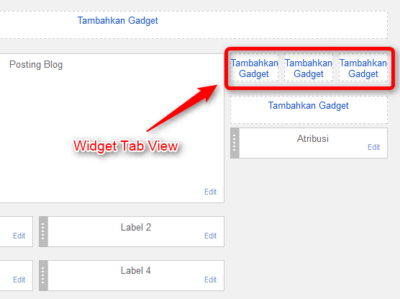 Widget Tab View