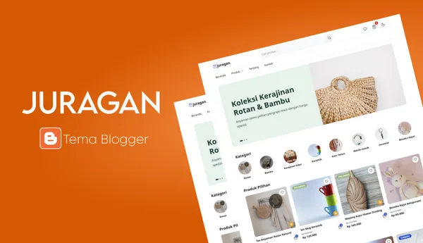 Tampilan template blogger Juragan dari Sugeng.id