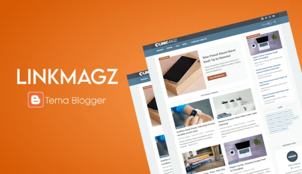 Tampilan tema LinkMagz dari Sugeng.id