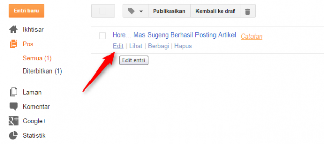 Cara Mengatasi Postingan Yang Hanya Tampil Satu di Homepage Blogger / Blogspot