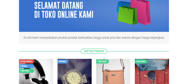 VioToko, Template Toko Online Blogspot Responsive & Fast Loading