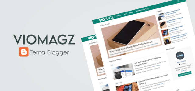 VioMagz, Tema Blogger Legendaris Indonesia