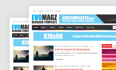 Template Blogspot untuk Adsense Terbaik 2020